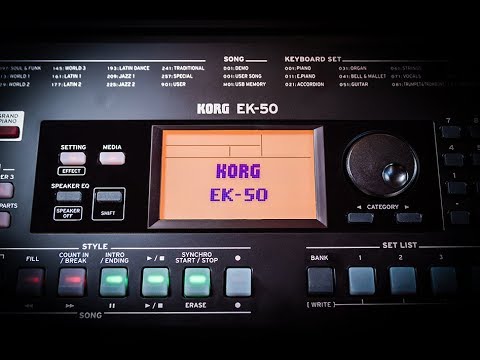 EK-50 Entertainer Keyboard: Overview (part 1)