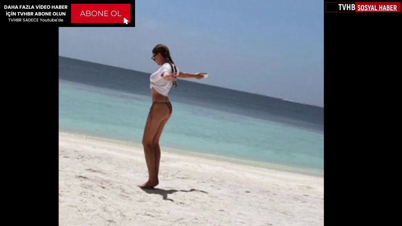 Çekimleri ertelenince Maldivler'e giden Serenay Sarıkaya, tatilinden yeni fotoğraflar paylaştı