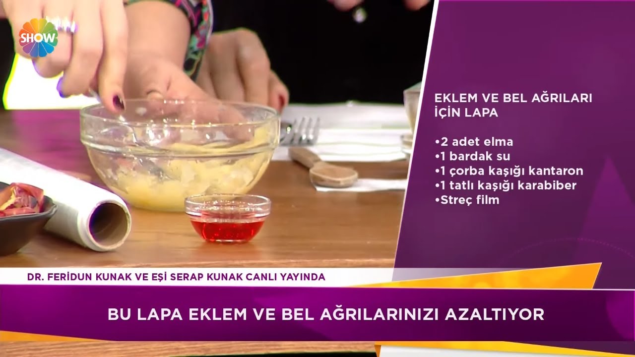 Eklem ve bel ağrıları için lapa