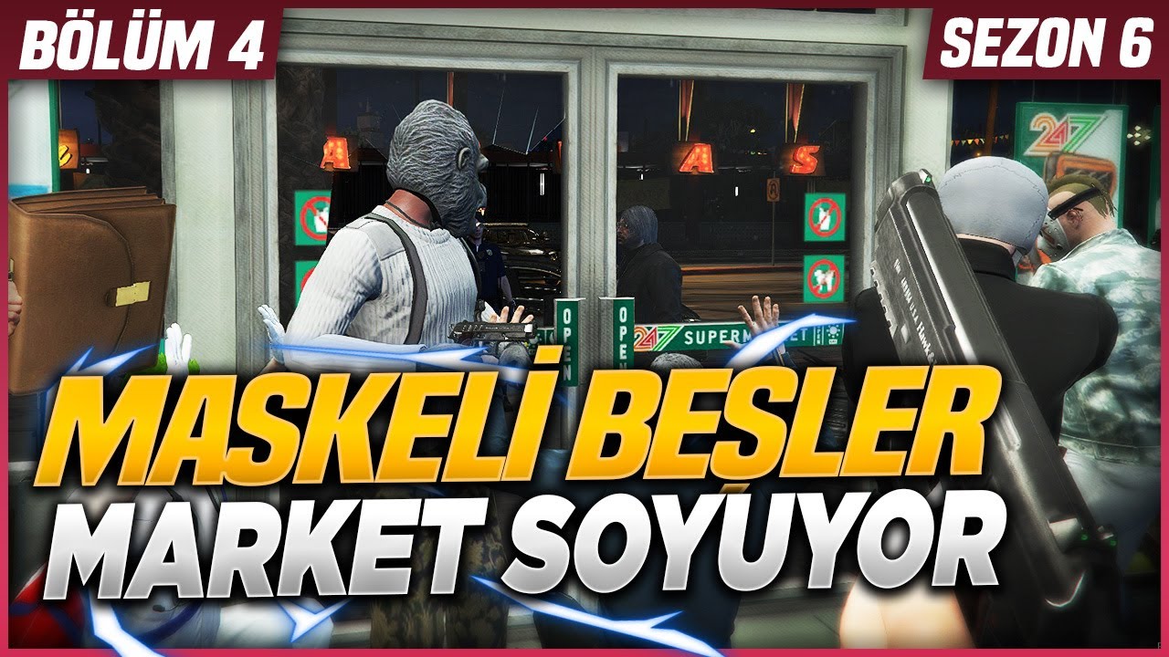 (EKİP) EN TROLL MARKET SOYGUNU :) GTA 5 ROLEPLAY #4