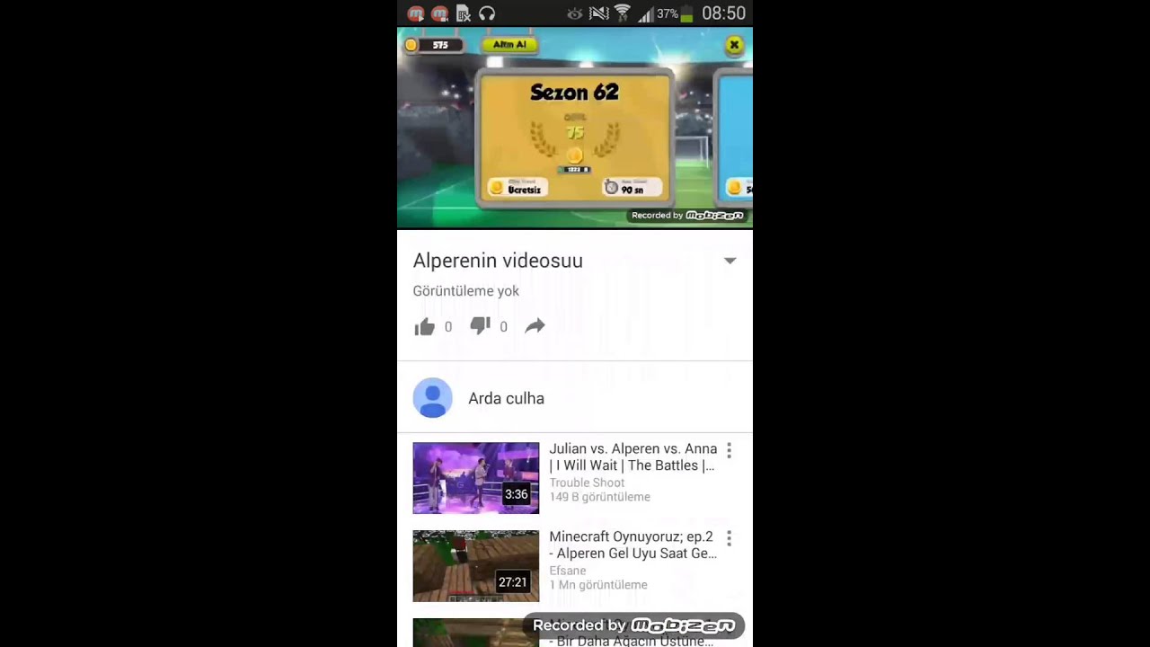 Ekran videosu nasil cekiliir android