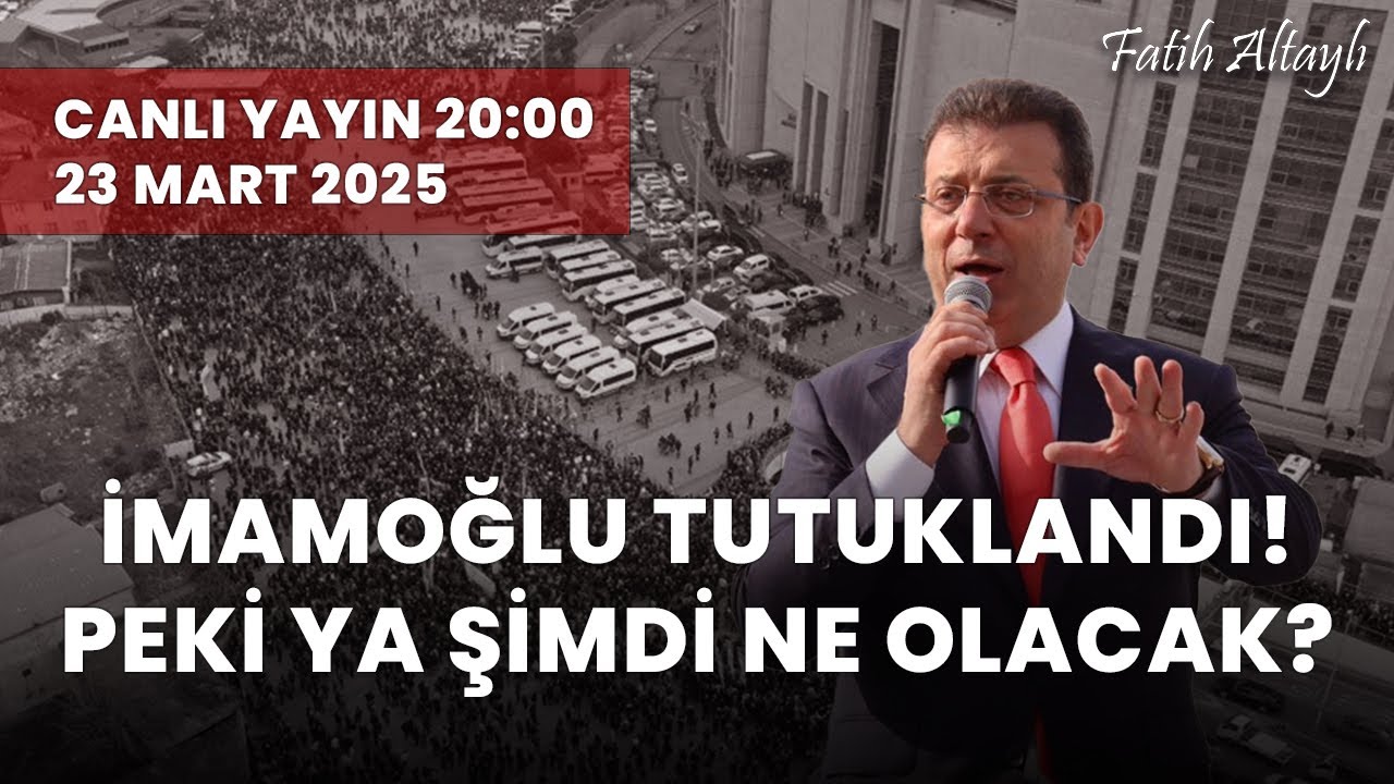 Ekrem İmamoğlu tutuklandı! Peki ya şimdi ne olacak? Timur Soykan, Murat Ağırel, Fatih Altaylı