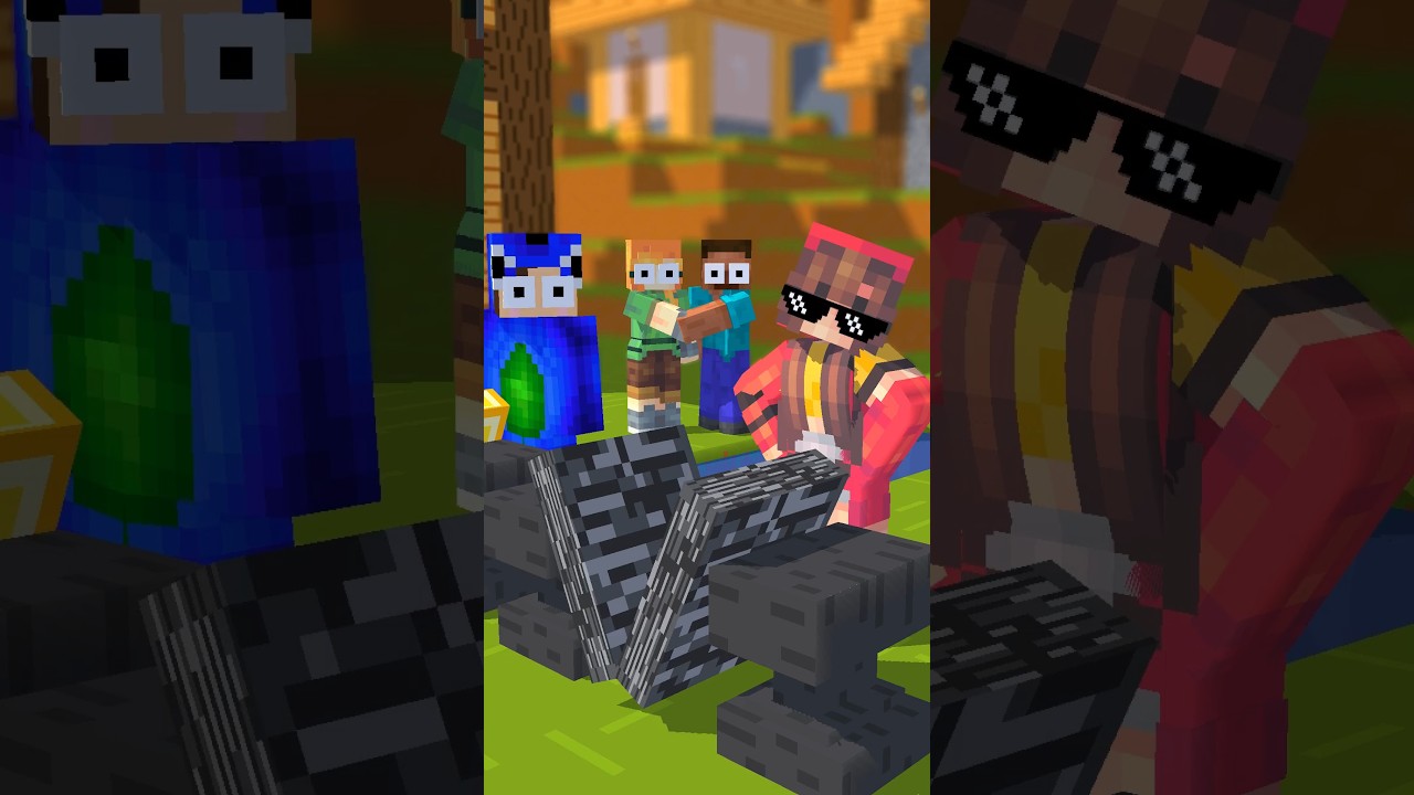 Ekta 💪👀 #AyushMore #shorts #Minecraft