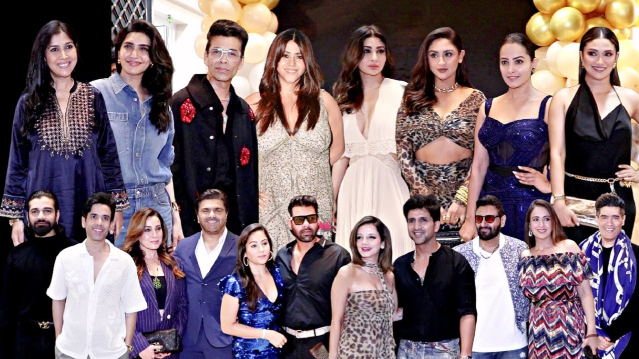 Ekta Kapoor 50th Grand Birthday Party 2025 Wit Big Tv & Bollywood Celebs-Mouni, Anita, Karan & More