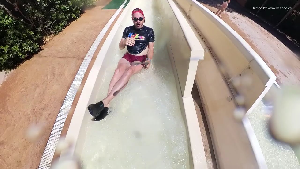 El Camello water slide at the Aqua Brava water park 🌊 in Roses Costa Brava Girona Spain