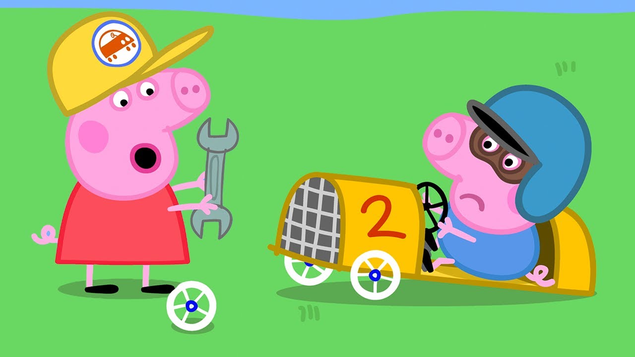 El coche de carreras de George | Los cuentos de Peppa la Cerdita |