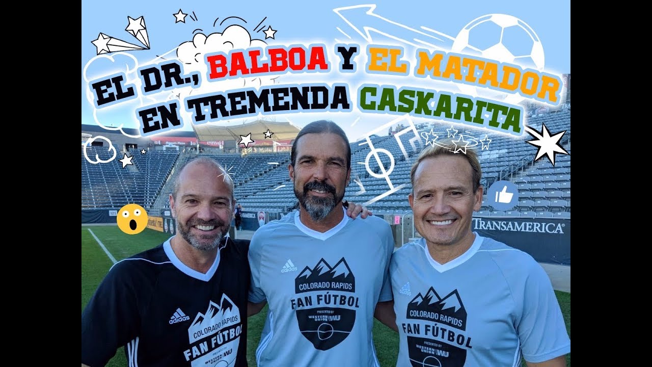 El Dr., Marcelo Balboa y Luis 'Matador' Hernández en tremenda Caskarita y el ´Tata' Martino