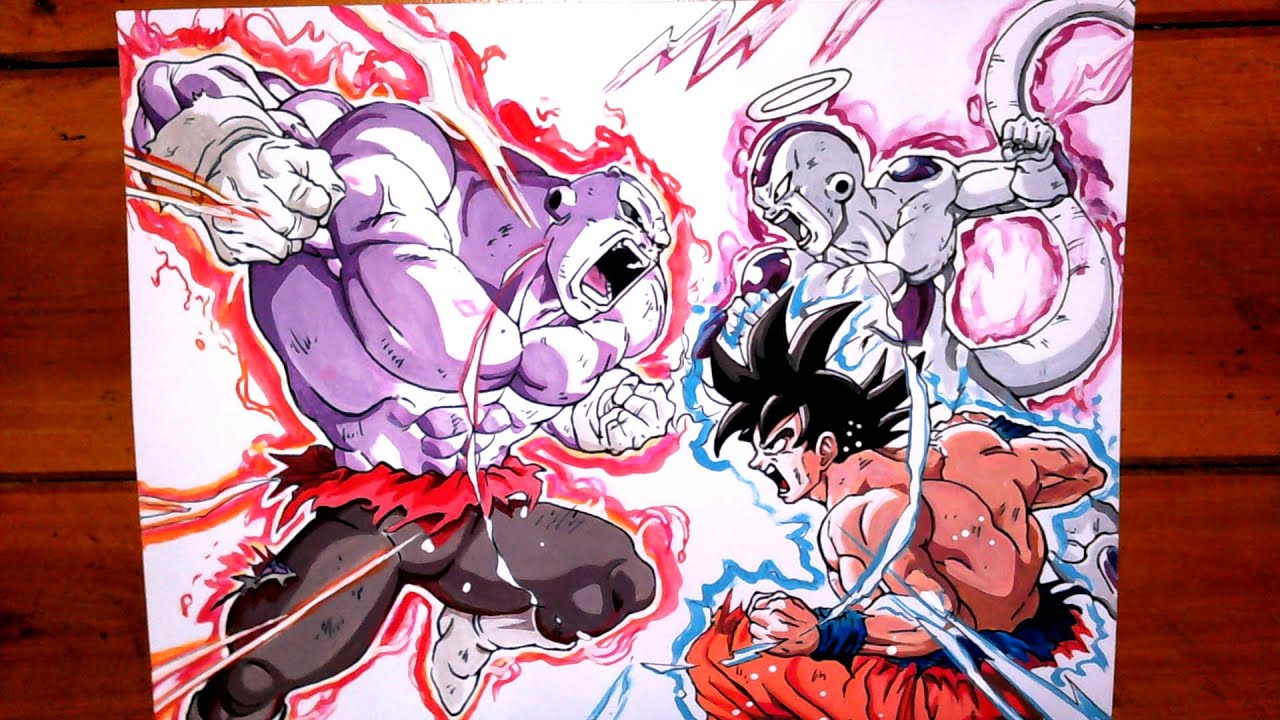 El EPICBattle | Cómo DIBUJAR El Goku y Freezer VS JIREN | Power Tournament