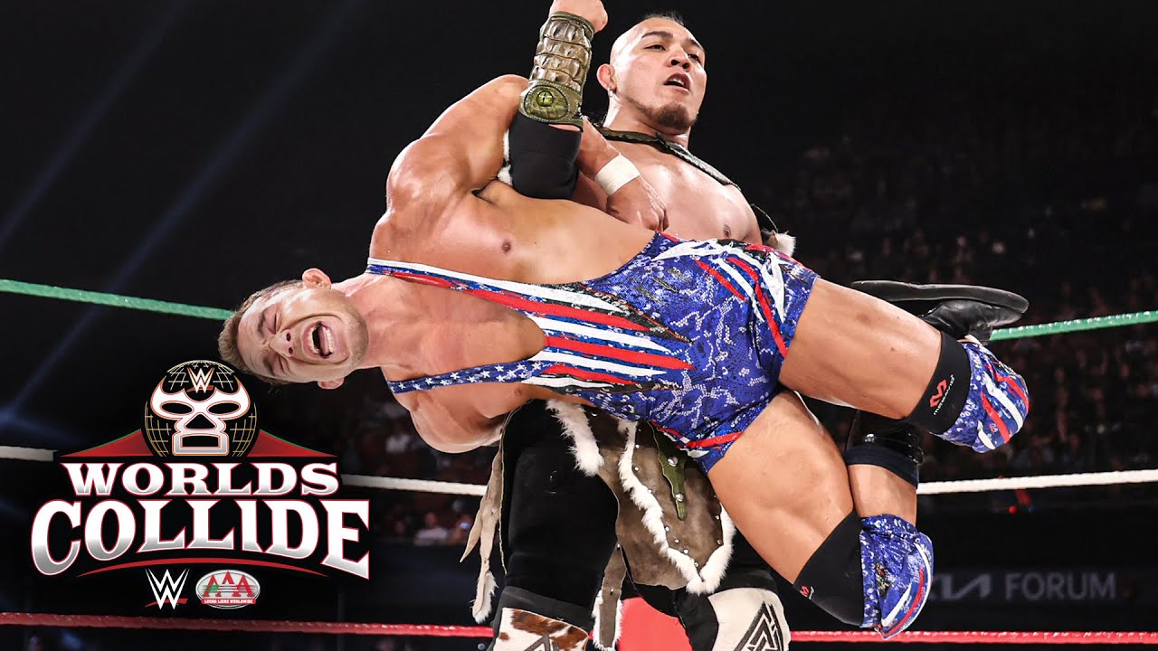 El Hijo del Vikingo vs. Chad Gable | AAA Mega Championship Match: Worlds Collide 2025 highlights