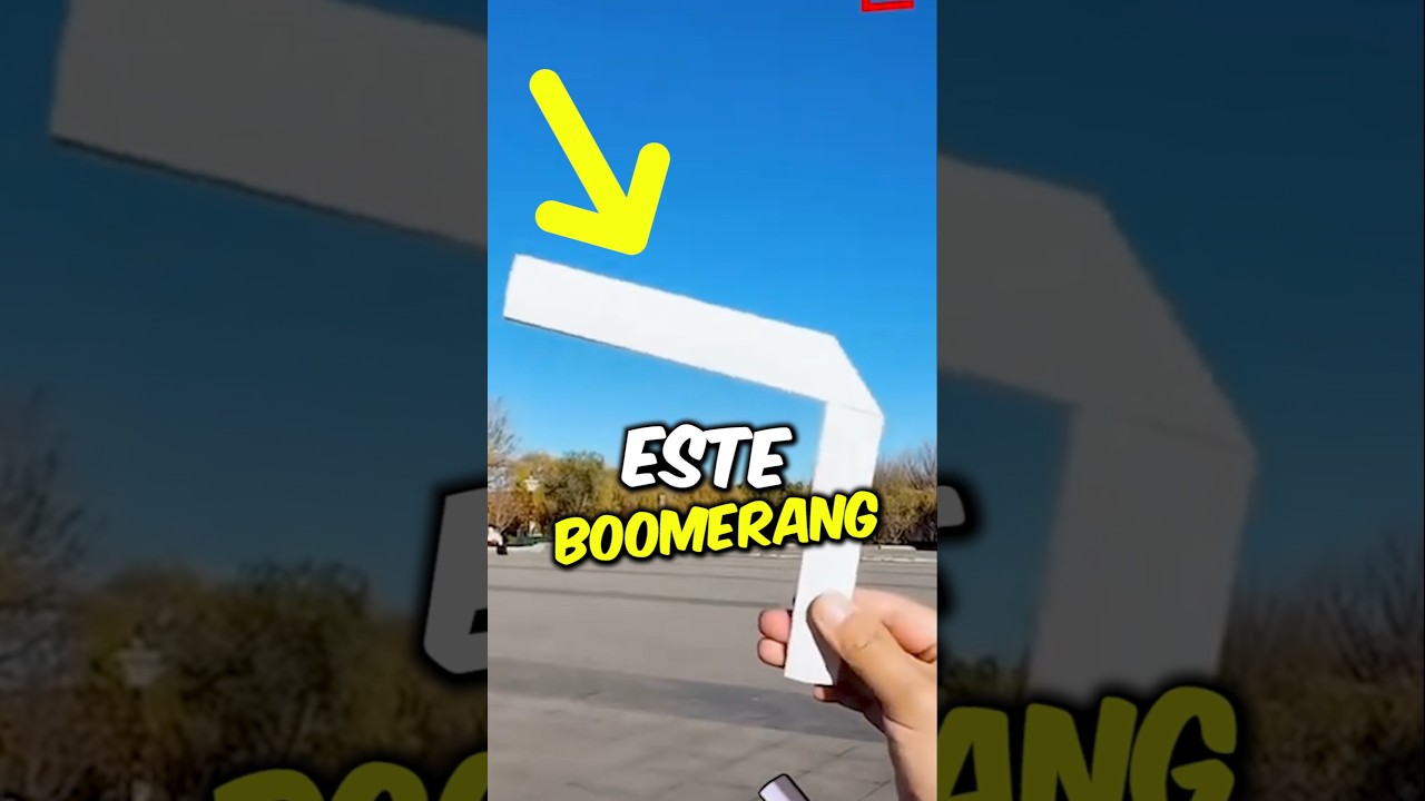 El mejor boomerang de papel ¡FUNCIONA! 🤯
