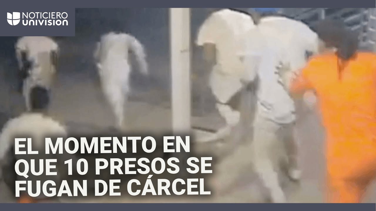 El momento en que 10 presos se fugan de cárcel en Nueva Orleans: ofrecen recompensa por su captura