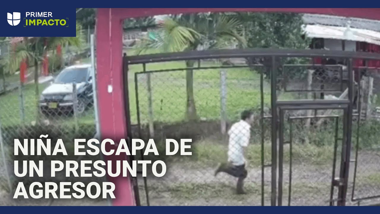 El momento en que una niña hispana escapa de un presunto agresor: la comunidad por poco lo lincha
