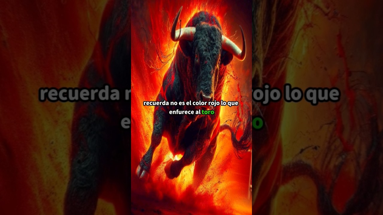 El Secreto de los Toros: ¿Por qué odian el color rojo?