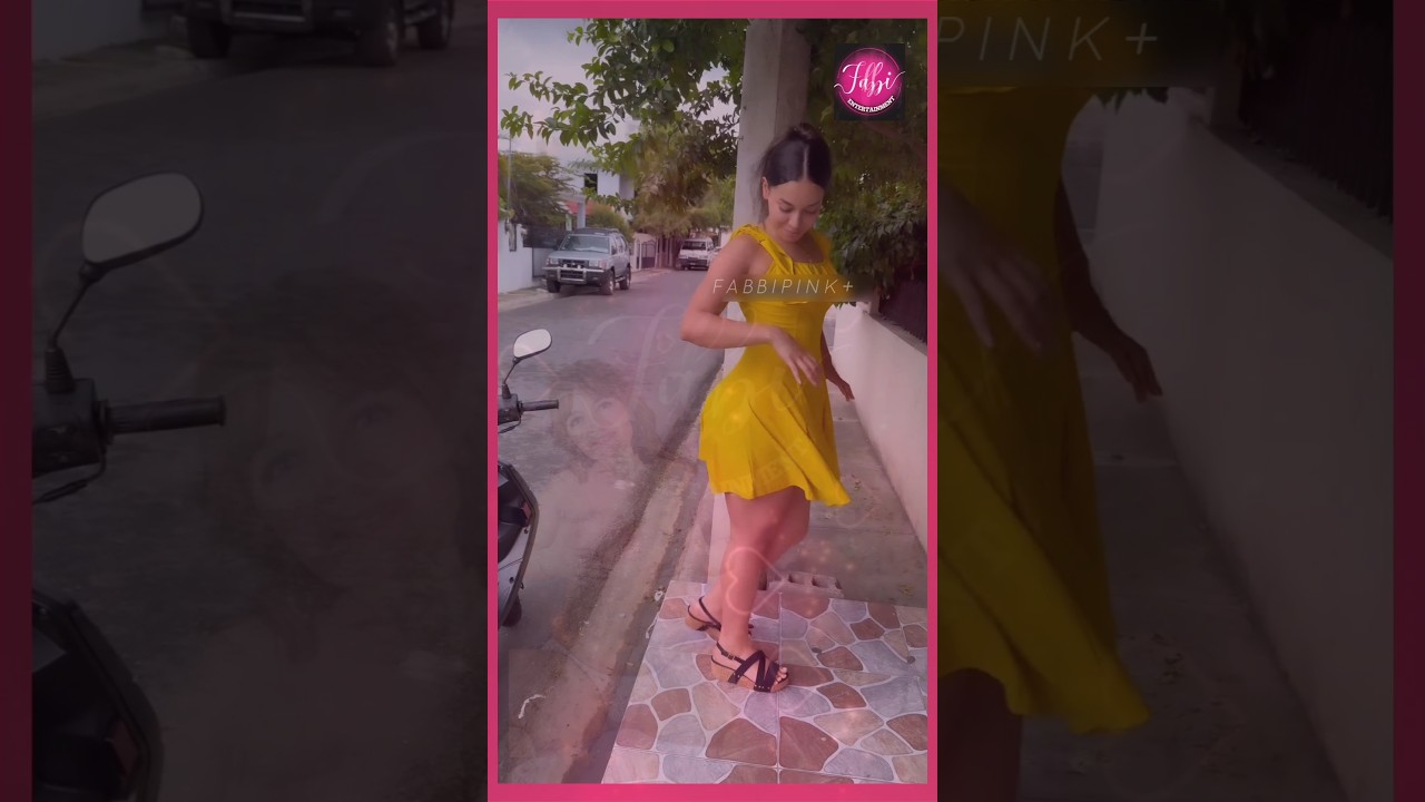 El viento levanta su falda y sorprende su actitud #barbie #fabbipink+ #tv #vientos #inshot