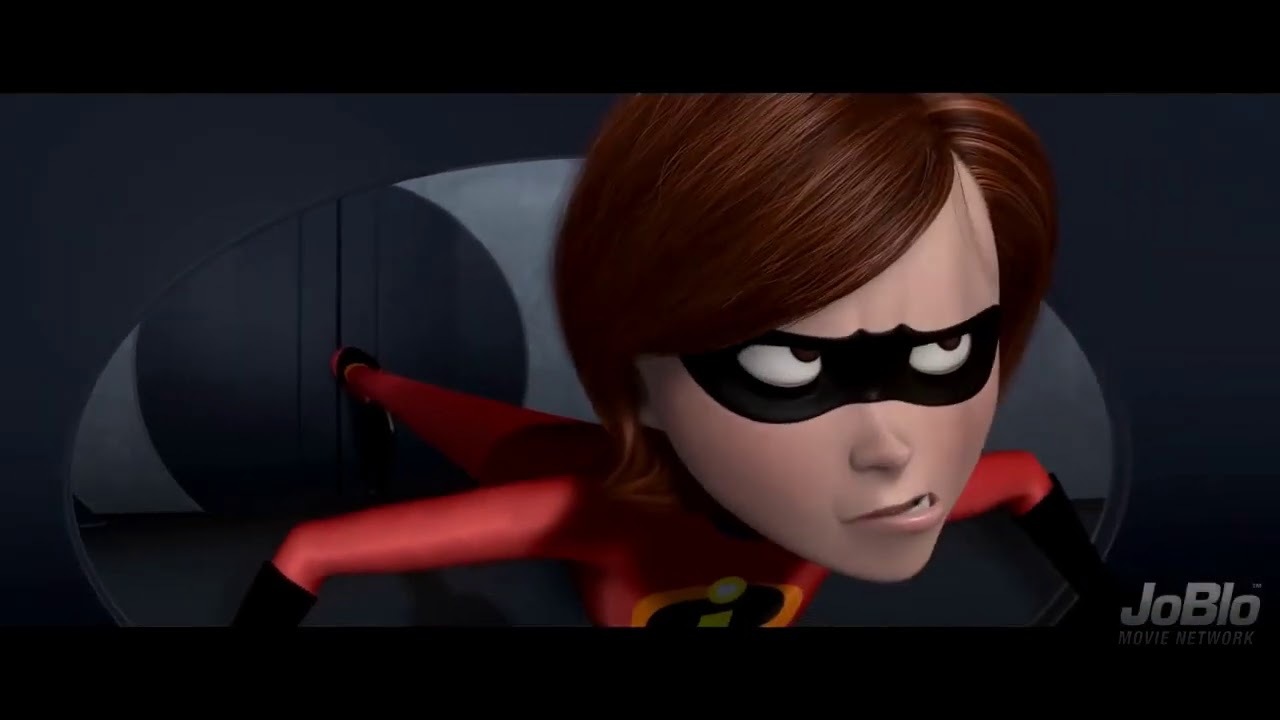 Elastigirl is trying to sneak around, but she's really hungry