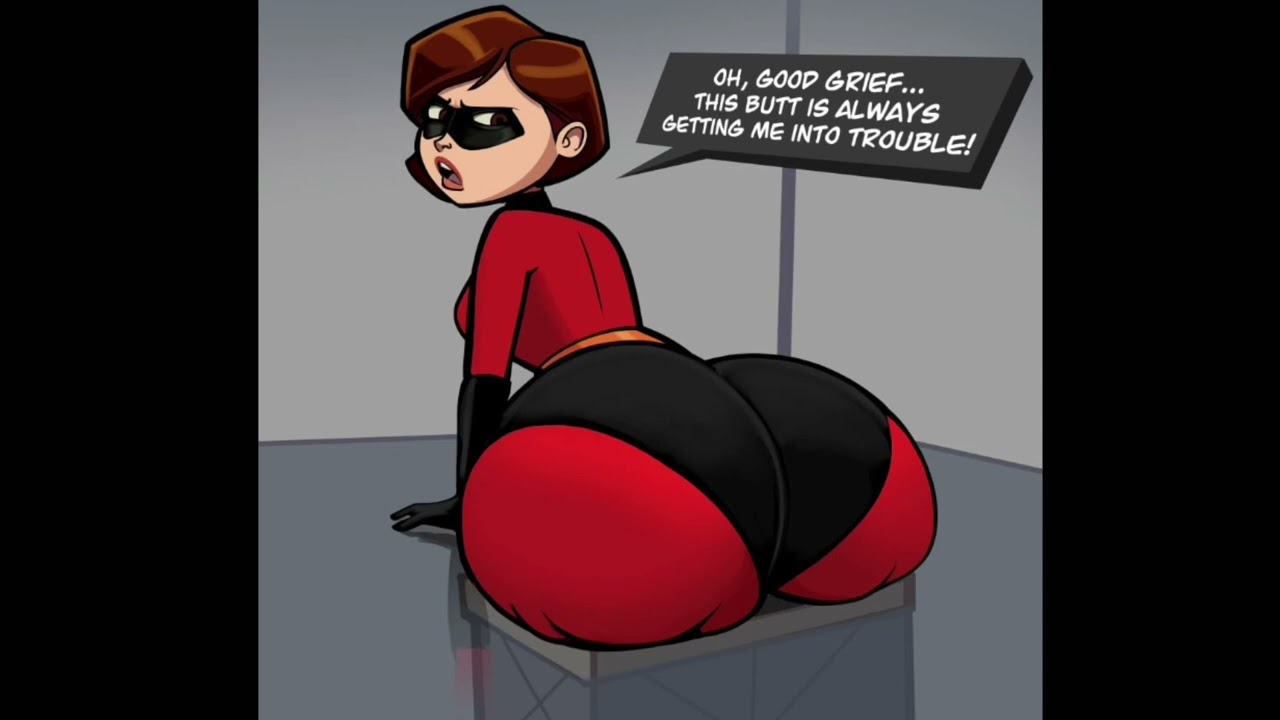 Elastigirl’s giant butt stuck in chimney for 14 minutes