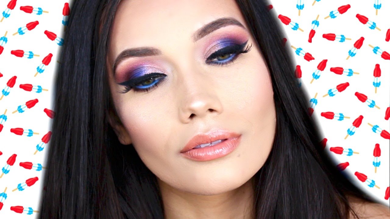 Electric Bomb-Pop Smokey Eyes | TBT Makeup Tutorial