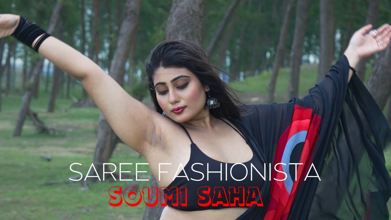 Elegance Redefined: Soumi's Stunning Saree Shoot @sareefashionista || Soumi Saha Saree Shoot