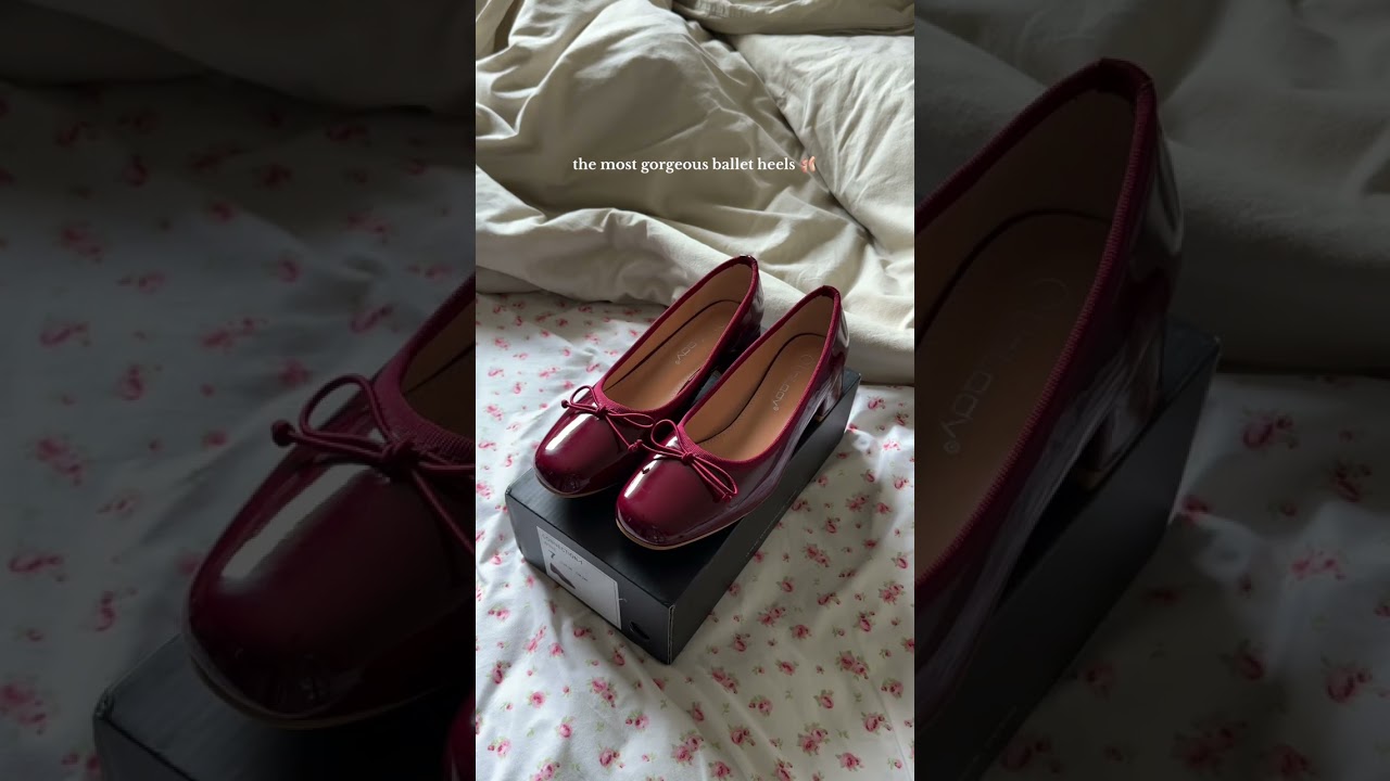 Elegant ballet-inspired heels perfect for fall #fashion #heels #fallshoes