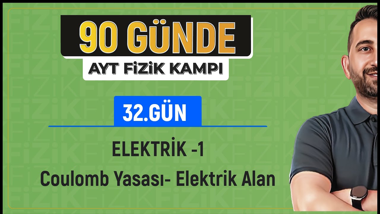 Elektriksel Kuvvet ve Elektrik Alan -1 | 2024 AYT Fizik kampı