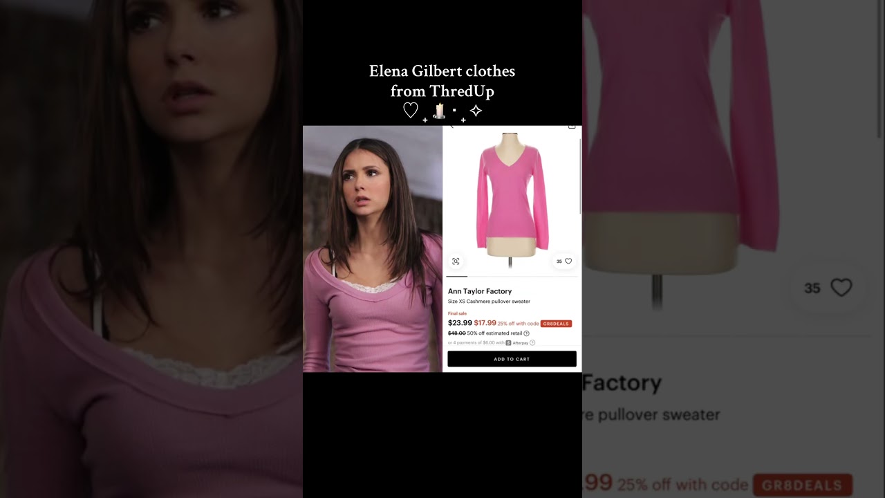 Elena Gilbert clothes I found on ThredUp #tvd #thevampirediaries #elenagilbert #clothing #outfit