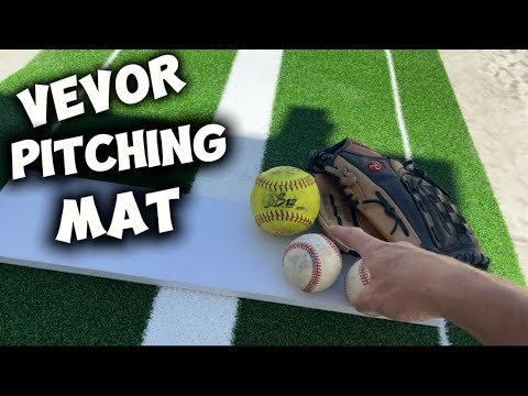 Elevate Your Game with the VEVOR Softball Pitching Mat | Indoor & Outdoor Use!