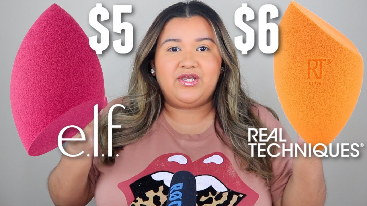 ELF Total Face Sponge Review VS Real Techniques.. Which one is better? Day 34 #100daysofbeauty