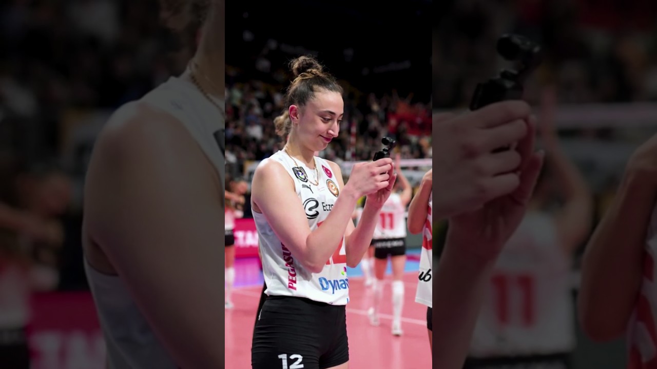 Elif Sahin is giving 🇹🇷💞💯# volleyball short# viralshorts # Turkey vollyballplayer 💕# trendingshorts