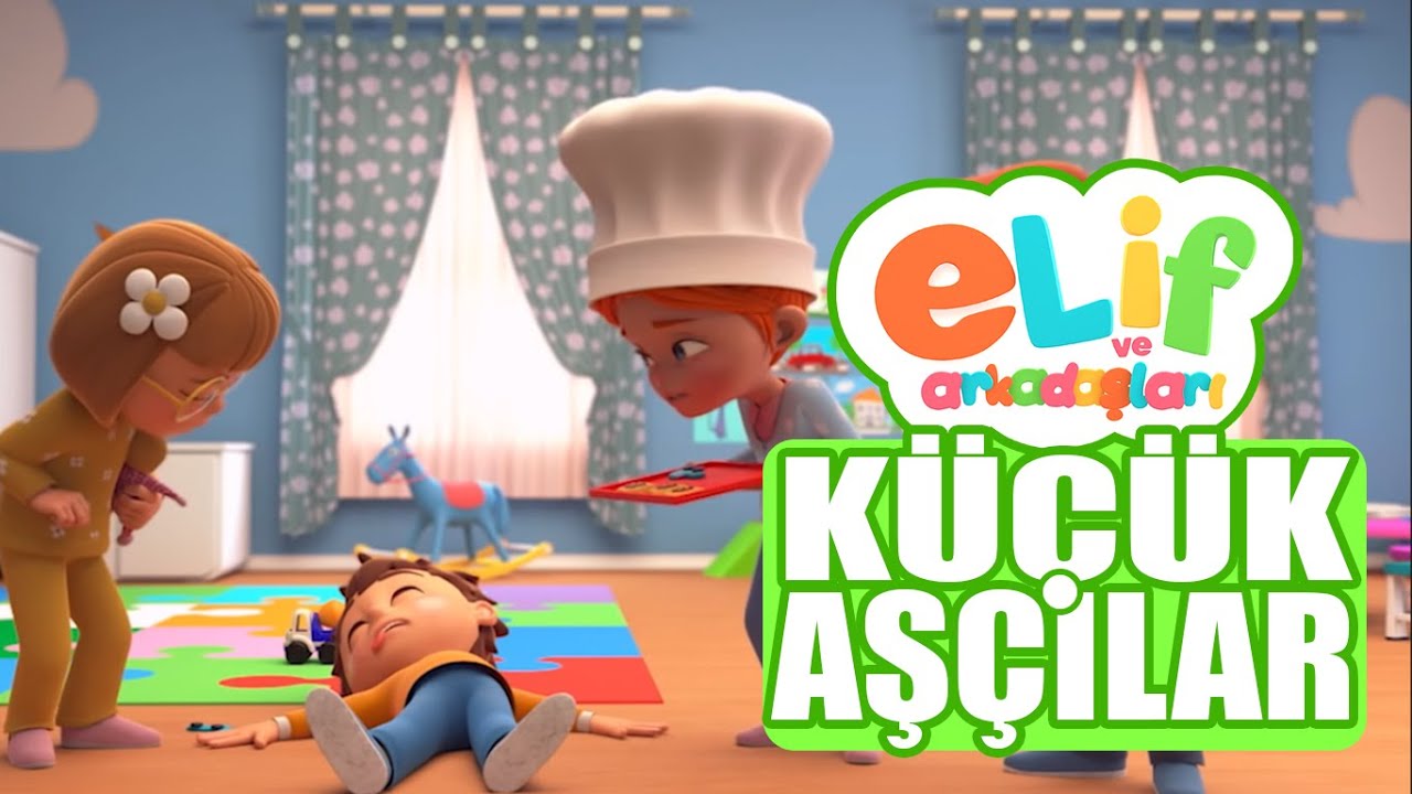 Elif ve Arkadaşları  -  Bölüm 9 - Küçük Aşçılar  -  TRT Çocuk Çizgi Film