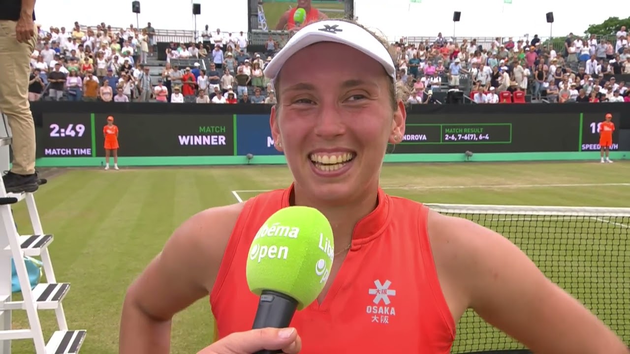Elise Mertens in the Final | interview | Libema Open 2025