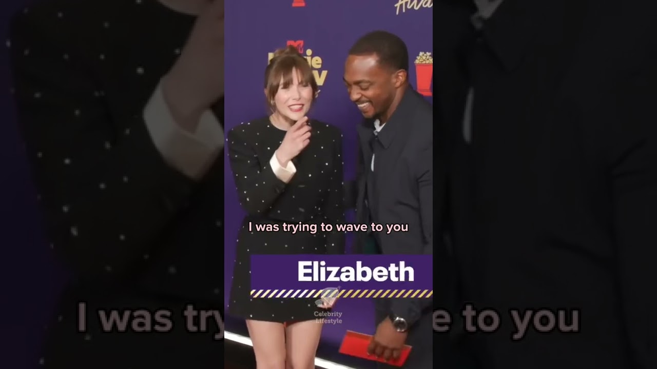 Elizabeth Olsen realizing what she said