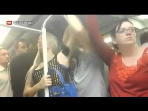 Elle utilise une technique infallible pour faire fuir les pervers dans le métro - Humour de Mecs