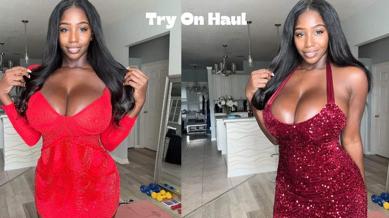Ellie The Empress Party Dress Try On @FashionNovaCurve