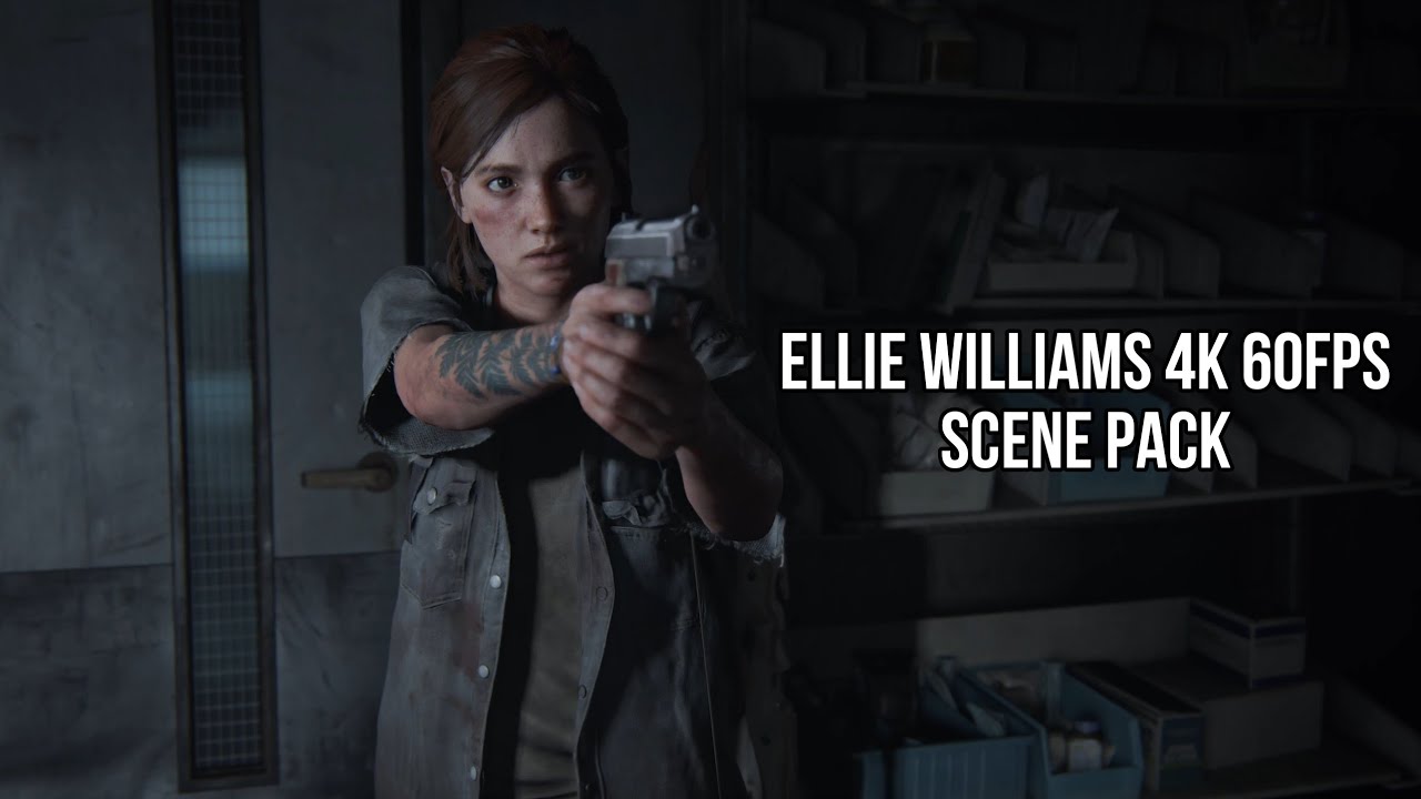 Ellie Williams 4K 60FPS Scene Pack
