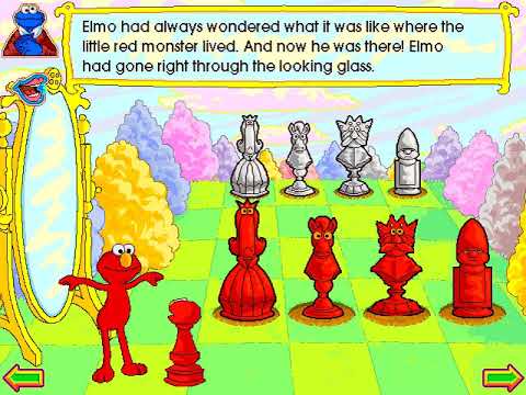 Elmo Through the Looking-Glass