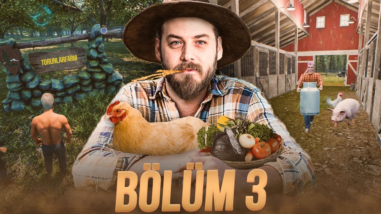 ELRAENN - EKİP İLE RANCH SIMULATOR OYNUYOR ( CİVCİV ) #3