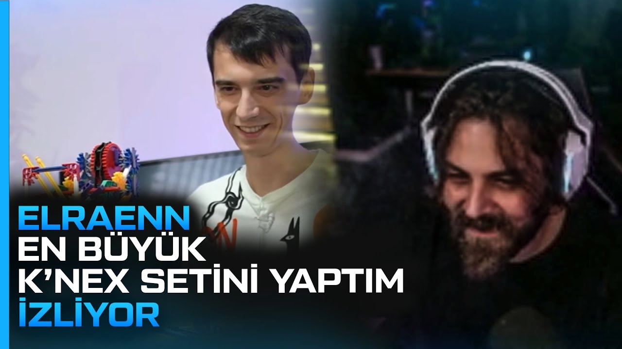 Elraenn - En Büyük K'Nex Setini Yaptım! İziliyor! @MendeburLemur