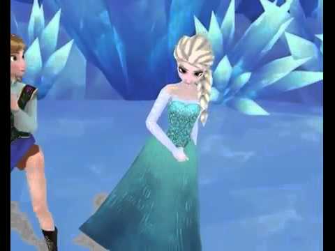 Elsa and anna doing gangnam style :-D
