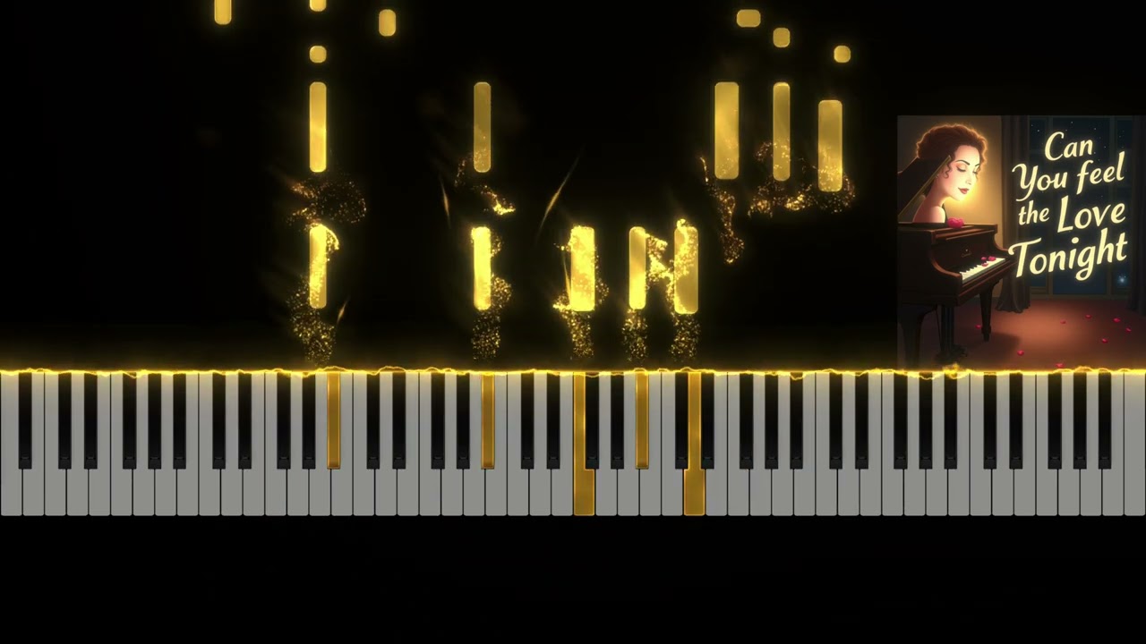 Elton John' Can You Feel the Love Tonight – MIDI Piano Cover  Music Sheets