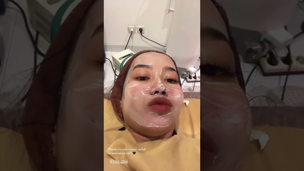 Elvara caliva baju putih mantul cantik 1