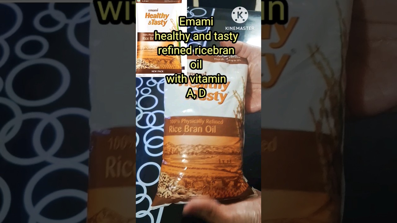 Emami healthy qnd tasty refined rice bran oil #ricebranoil #emami #healthy #oil #shorts #likevideo