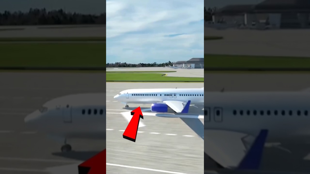 EMARGENCY PLANE LANDING ( EXPLAINED) 😱🤯 #plan #planelanding #airplane #flight