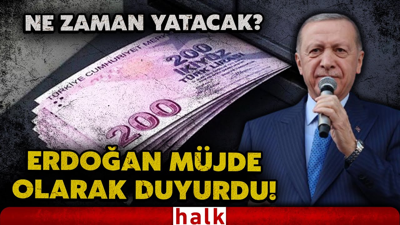 Emekliye bayram ikramiyesi ne zaman yatacak? Erdoğan, milyonlarca emekliye müjde olarak duyurdu!