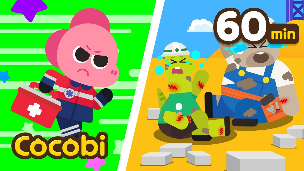Emergency Rescue Team is Here To Help! | Ambulance, Vet and More Kids Songs | Cocobi