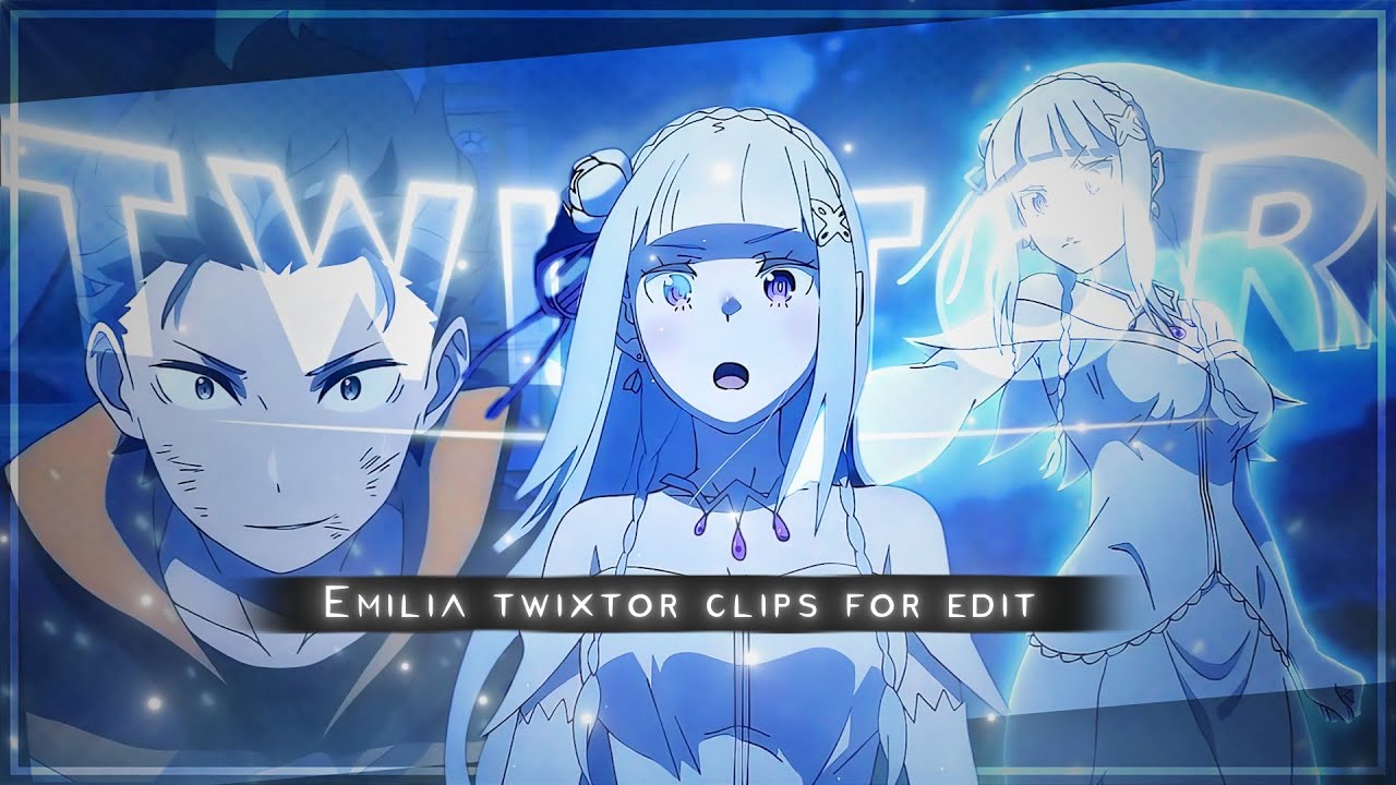 Emilia Twixtor Pack 4K: High-Quality For Anime Edits for Re:Zero Fans