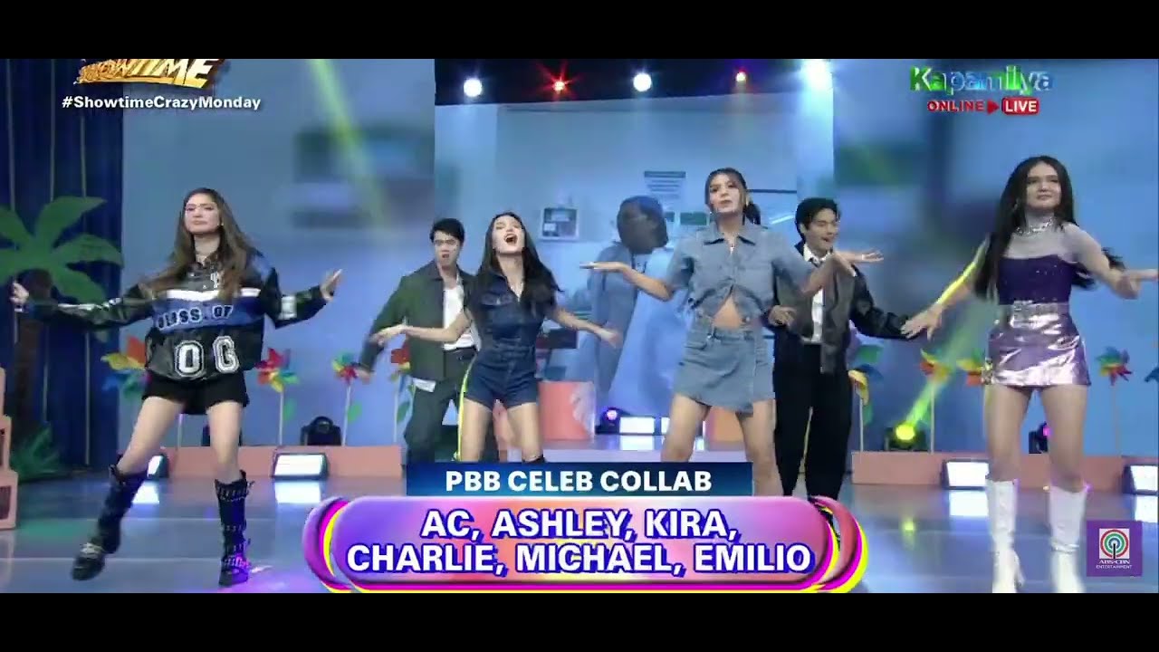 Emilio at Michael kasama ang ex PBB Collab HS sumayaw sa Showtime.
