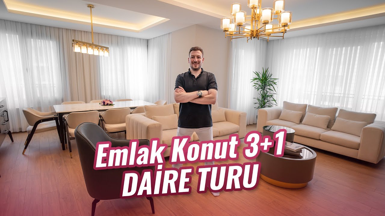 EMLAK KONUT BİZİM MAHALLE 3+1 DAİRE TURU #mimarlık #dekorasyon