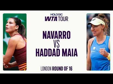 Emma Navarro vs. Beatriz Haddad Maia| 2025 London Round 1 | WTA Match Highlights