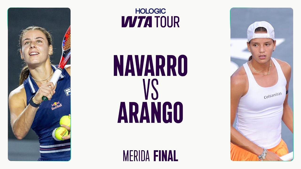 Emma Navarro vs. Emiliana Arango |  Merida 2025 Final | WTA Match Highlights