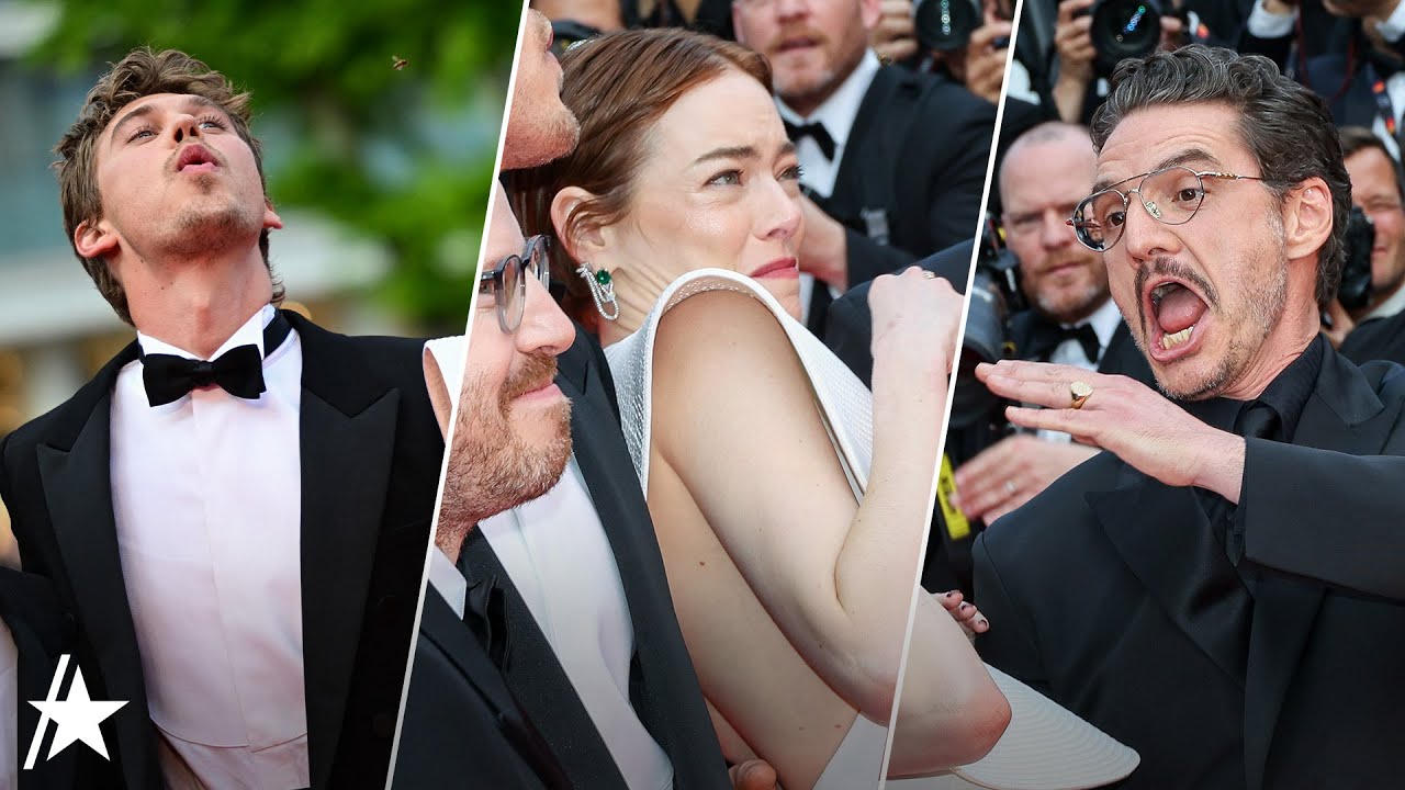 Emma Stone, Pedro Pascal & Austin Butler DODGE A BEE At Cannes